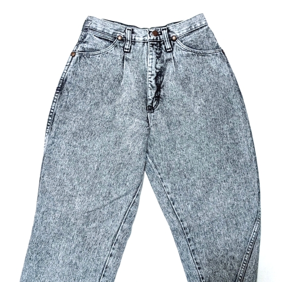 Wrangler | Vintage | High Waisted Acid Wash | Western | Straight Leg | Bohemian - Picture 3 of 8